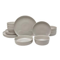 KOMBISERVICE Colori grigio 24-teilig  - Grau, Trend, Keramik - Novel