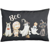 POŤAH NA VANKÚŠ BOO HALLOWEEN  40/60 cm - čierna, textil (40/60cm) - Novel