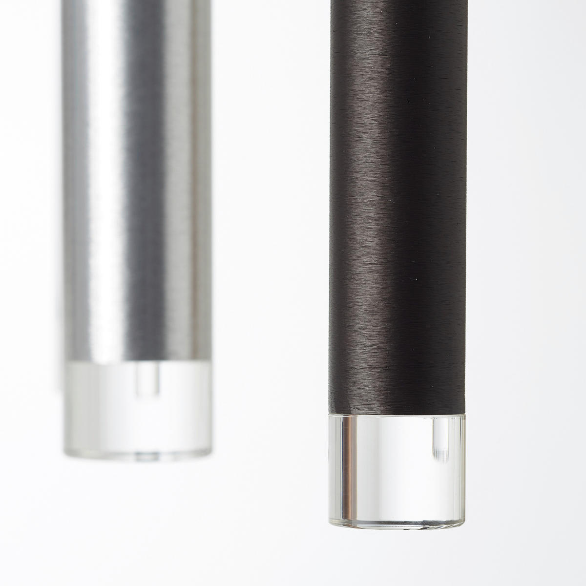 ZÁVĚSNÉ LED SVÍTIDLO, 55,3/180 cm  - černá/barvy stříbra, Design, kov/plast (55,3/180cm)