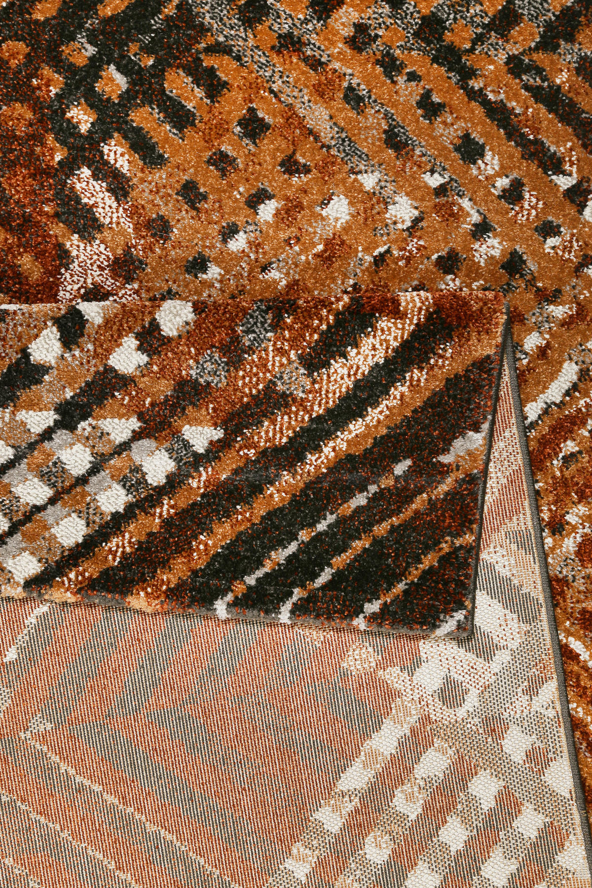 WEBTEPPICH 133/200 cm Vario Braun, Rostfarben  - Rostfarben/Braun, KONVENTIONELL, Textil (133/200cm) - Esprit