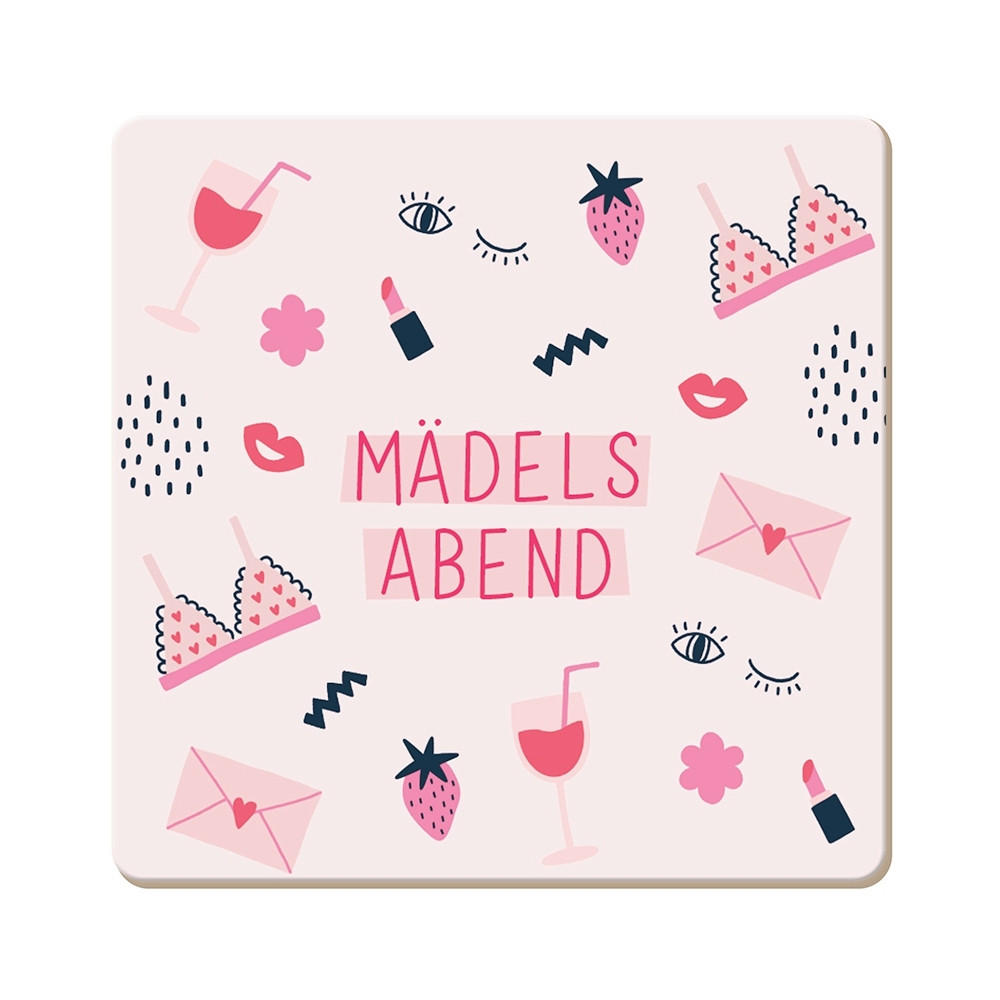 UNTERSETZER Holzwerkstoff  - Basics, Holzwerkstoff (9,5/9,5cm)