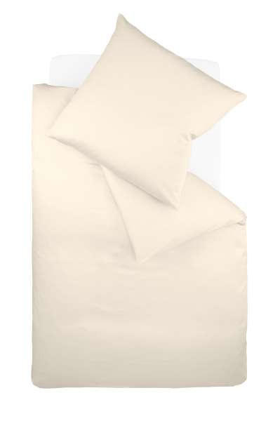 BETTWÄSCHE Makosatin 135/200 cm  - Creme, Basics, Textil (135/200cm) - Fleuresse