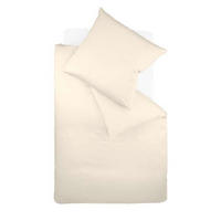BETTWÄSCHE Makosatin 135/200 cm  - Creme, Basics, Textil (135/200cm) - Fleuresse