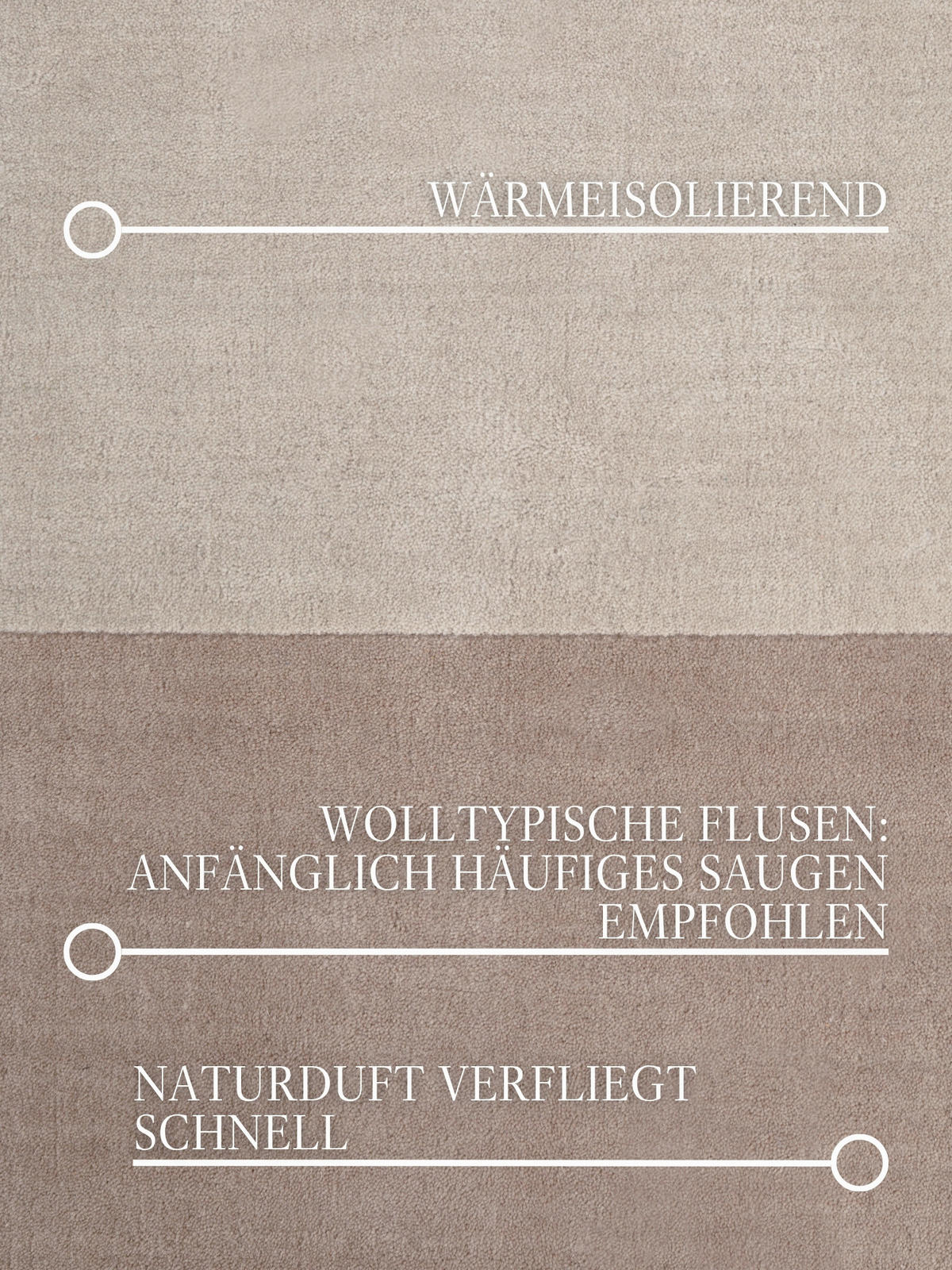 WOLLTEPPICH  Wohnzimmer 200/290 cm Kollektion 1888 Edmund Braun, Creme, Beige rechteckig  - Beige/Creme, Basics, Textil (200/290cm) - Villeroy & Boch