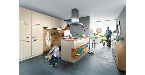 EINBAUKÜCHE   - Design, Holzwerkstoff - Novel