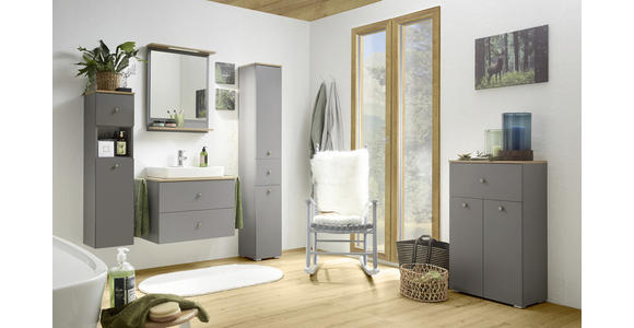 HOCHSCHRANK 30/187,1/33 cm - Grau, LIFESTYLE, Holzwerkstoff (30/187,1/33cm) - Xora