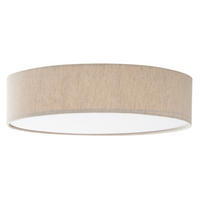 LED-DECKENLEUCHTE  50/18 cm    - Weiss/Beige, Konventionell, Kunststoff/Textil (50/18cm)