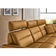ECKSOFA in Echtleder Currygelb  300/157 cm  - Currygelb/Schwarz, Design, Leder/Metall (300/157cm) - Dieter Knoll