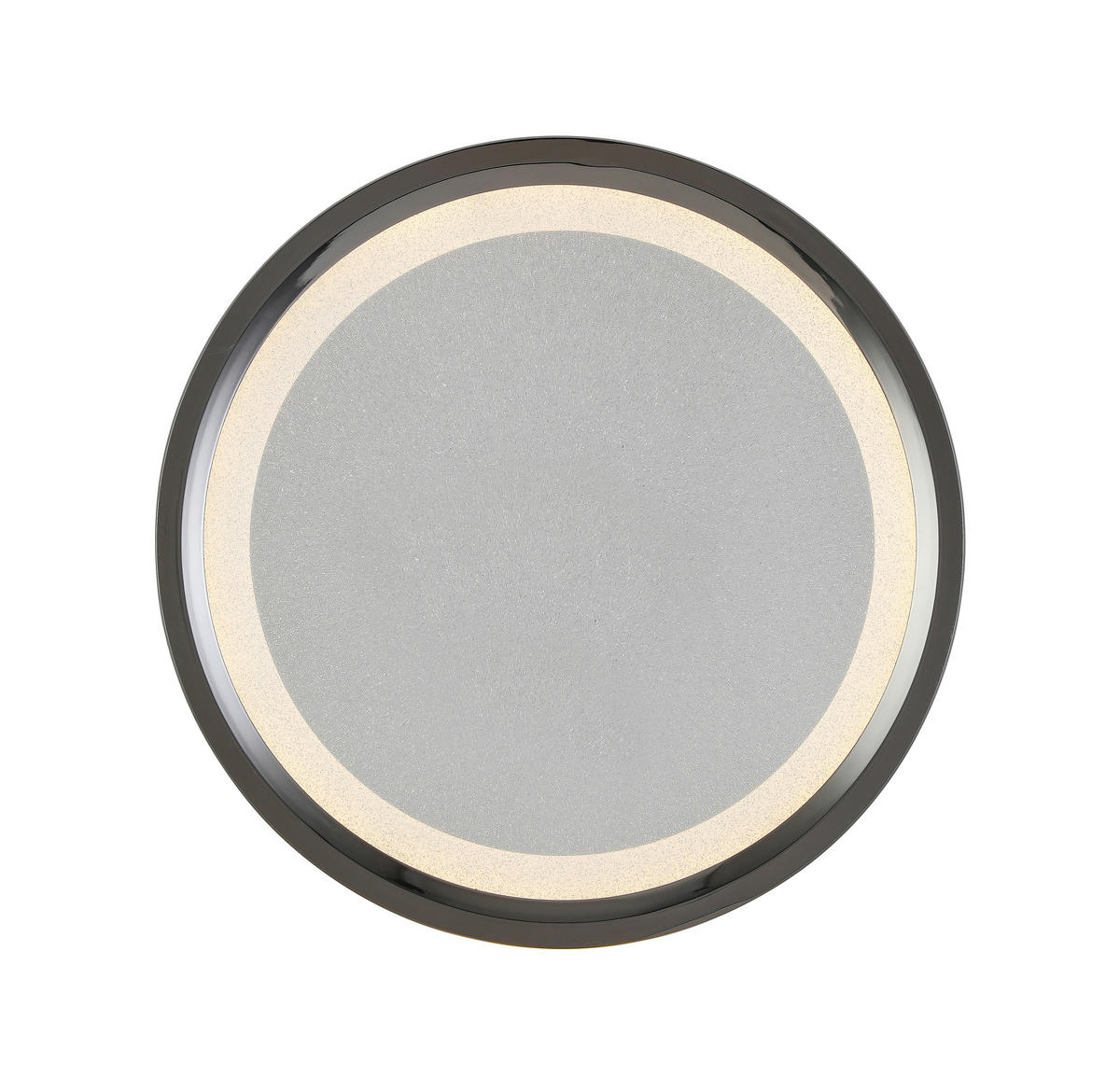 LED-DECKENLEUCHTE  40/6 cm    - Chromfarben/Schwarz, Trend, Kunststoff/Metall (40/6cm) - Novel