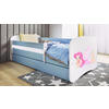 KINDER-/JUNIORBETT - Blau/Birkefarben, MODERN, Holz/Holzwerkstoff (80/160cm) - MID.YOU