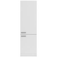 APOTHEKERSCHRANK 60/206,8/57,1 cm  in Weiß  - Alufarben/Weiß, Basics, Holzwerkstoff/Metall (60/206,8/57,1cm) - Optifit