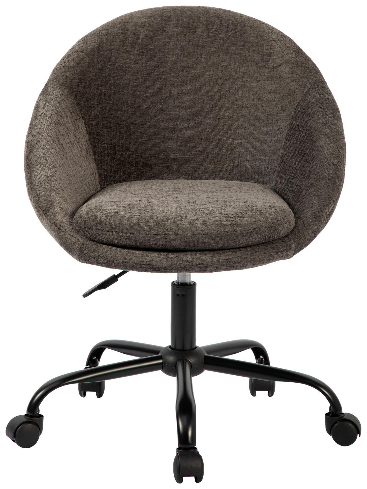 DREHSTUHL Struktur Grau, Weiß  - Weiß/Grau, MODERN, Kunststoff/Textil (62/79/87/61cm) - MID.YOU