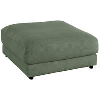 HOCKER in Textil Grün  - Schwarz/Grün, Design, Kunststoff/Textil (100/86/100cm) - Pure Home Lifestyle