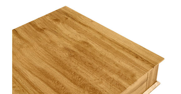 COUCHTISCH in Metall, Holzwerkstoff 70/70/46,5-66 cm  - Eichefarben/Schwarz, Design, Holzwerkstoff/Metall (70/70/46,5-66cm) - Carryhome