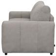 SCHLAFSOFA Leinenoptik Taupe  - Taupe/Schwarz, Design, Kunststoff/Textil (198/91/100cm) - Carryhome