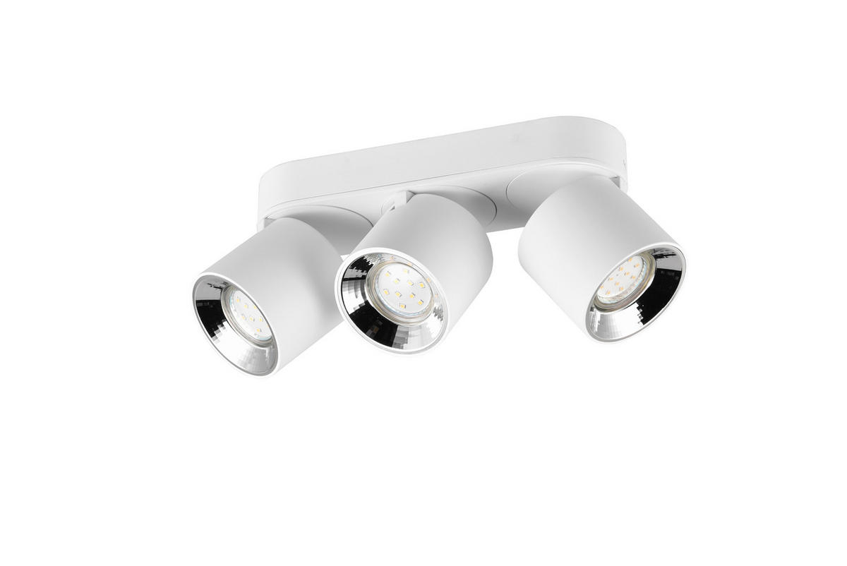 STRAHLER - Weiss, Basics, Metall (27,3/12/8,7cm) - Trio Leuchten