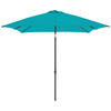 SONNENSCHIRM 210x210 cm Petrol  - Anthrazit/Petrol, Design, Textil/Metall (210/210cm) - Doppler