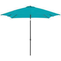 SONNENSCHIRM 210x210 cm Petrol  - Anthrazit/Petrol, Design, Textil/Metall (210/210cm) - Doppler