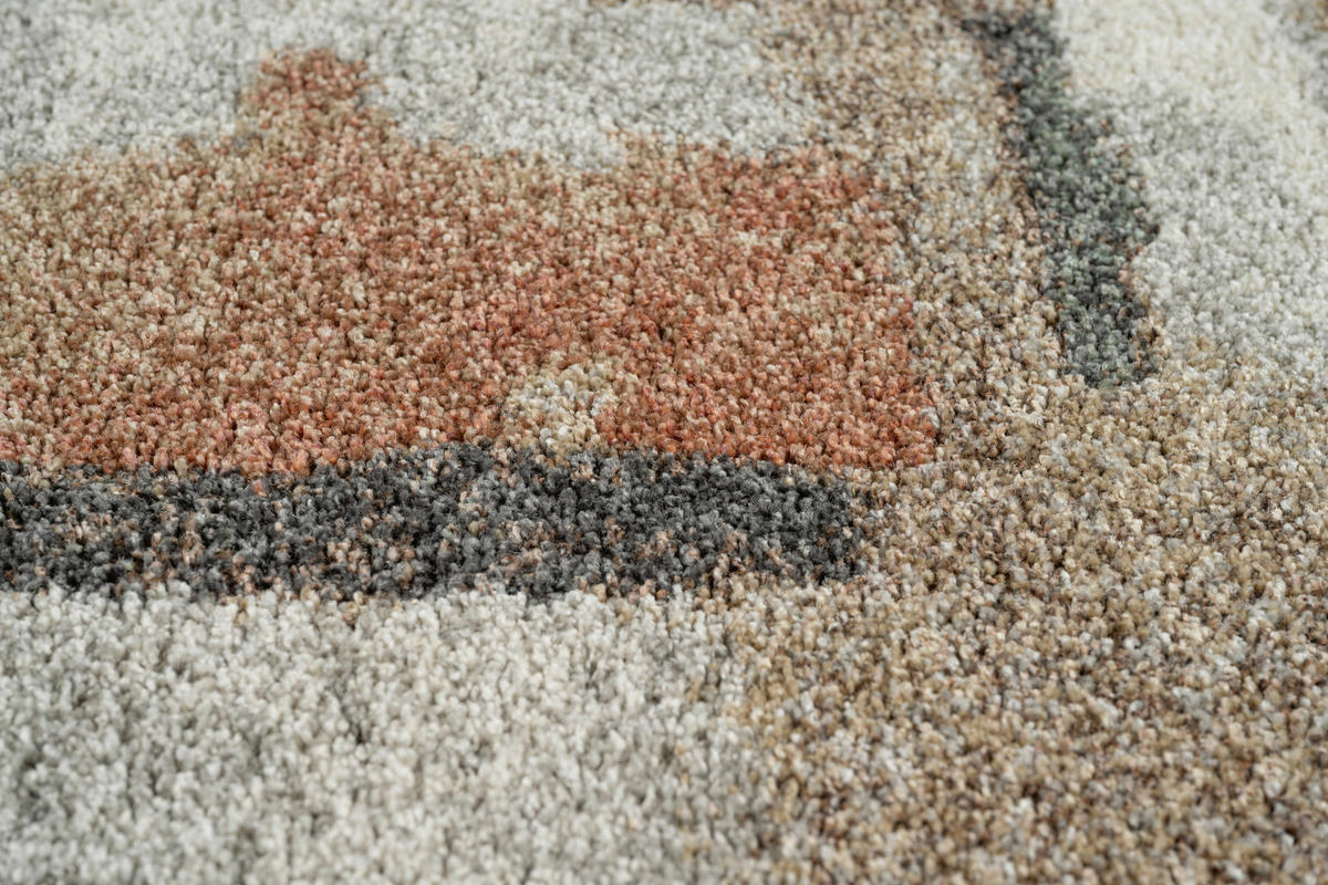 WEBTEPPICH 160/230 cm Mehari Braun, Creme, Sandfarben rechteckig  - Sandfarben/Creme, Basics, Kunststoff/Textil (160/230cm) - Novel