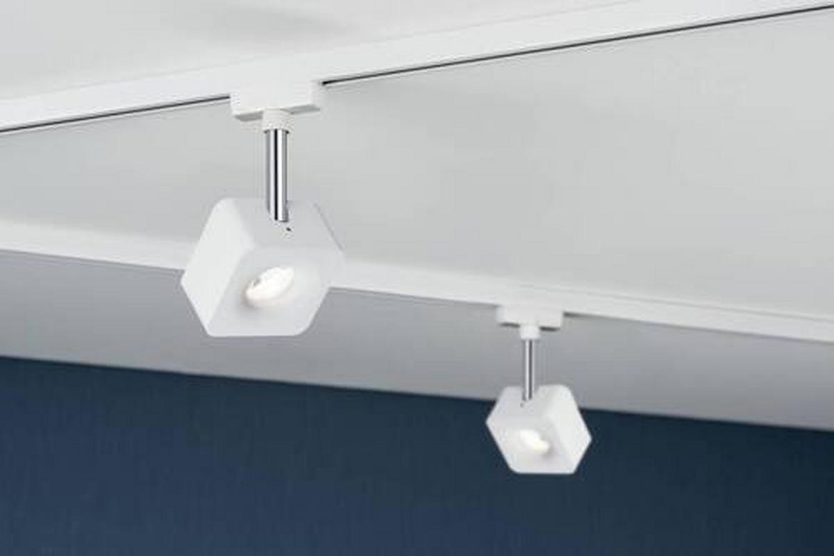SCHIENENSYSTEM-STRAHLER URail   - Weiß, Basics, Kunststoff/Metall (1,7cm) - Paulmann