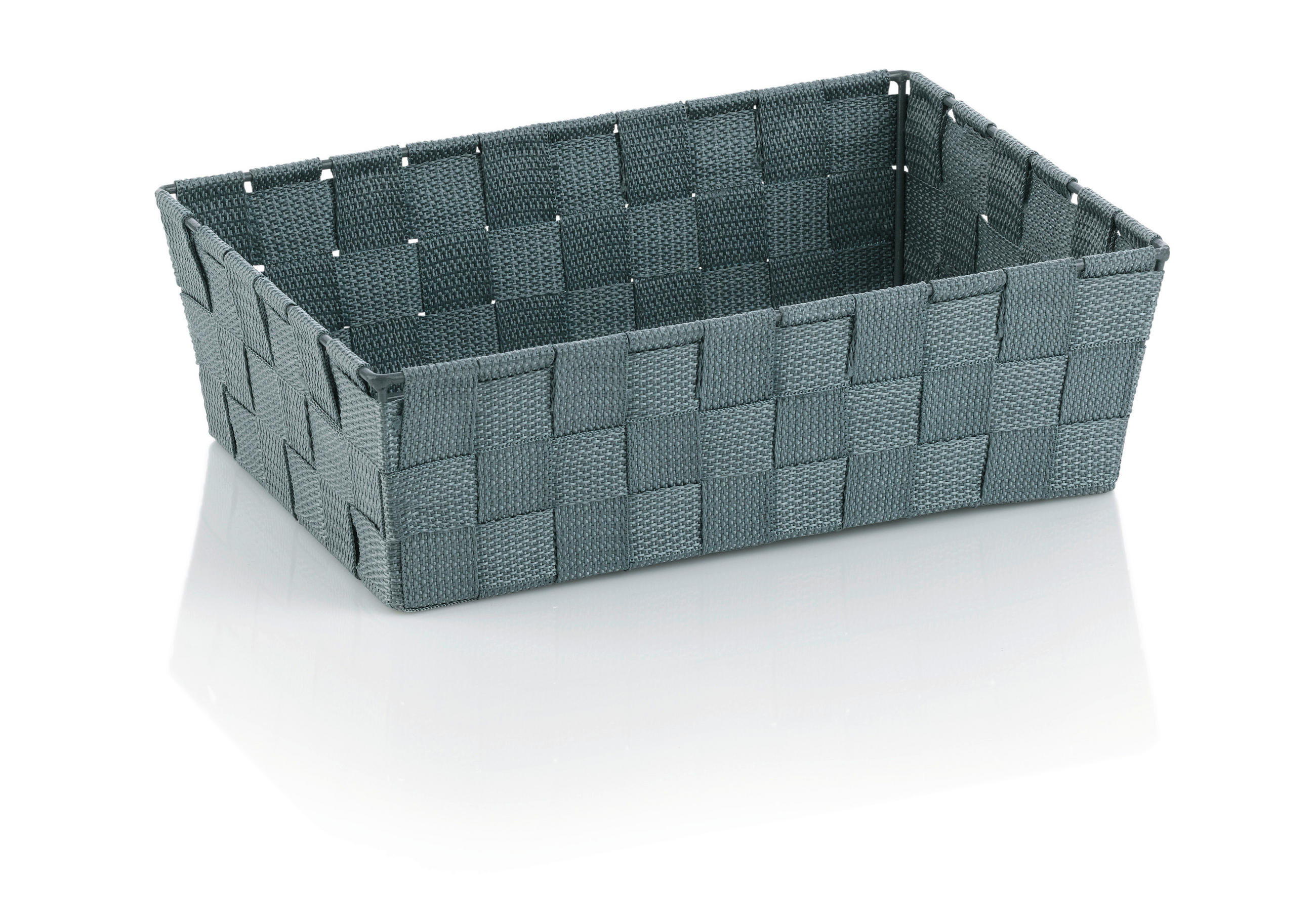 KOŠARA   29,5/20,5/8,5 cm      - siva, Konvencionalno, tekstil (29,5/20,5/8,5cm) - Kela