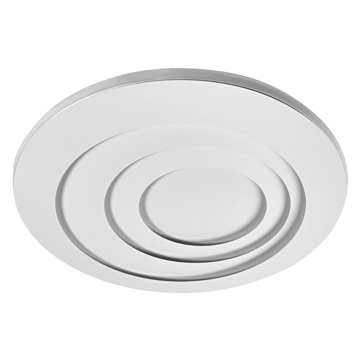 LED-DECKENLEUCHTE Orbis Spiral Round 50,6/5,6 cm   - Weiß, Design, Kunststoff/Metall (50,6/5,6cm) - Osram