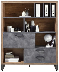 Regal mit 2 Schubladen und Klappe shoppen Regal mit 2 Schubladen und Klappe shoppen