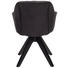 ARMLEHNSTUHL Mikrofaser Dunkelgrau, Schwarz - Dunkelgrau/Schwarz, LIFESTYLE, Holz/Textil (60/83/65cm) - Landscape