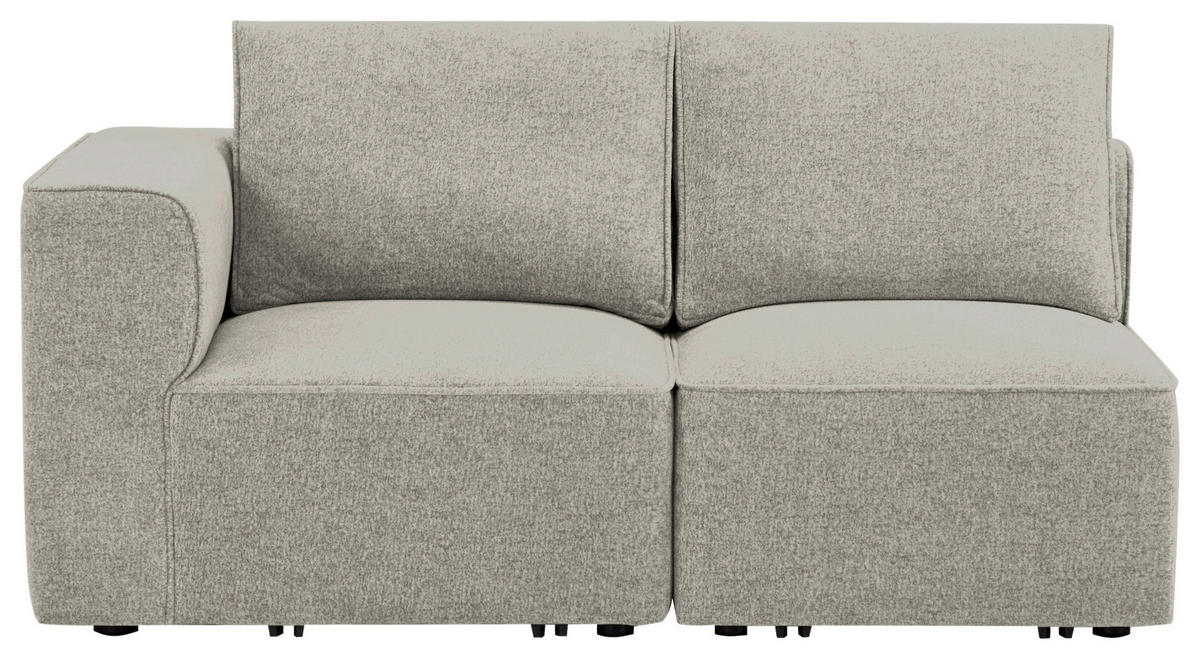 SOFA drvo, plastika, tekstil  bež    - bež/crna, Design, drvo/tekstil (230,5/65/90cm) - Livetastic