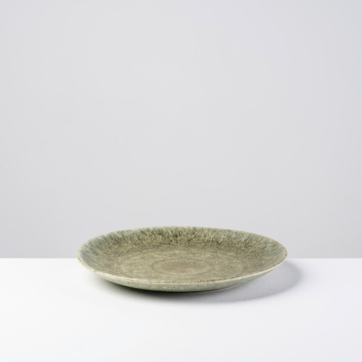 SPEISETELLERSET MOOS´N´STEIN 4-teilig  - Grün, Basics, Keramik (26,5/2,5cm) - Gipfelstück