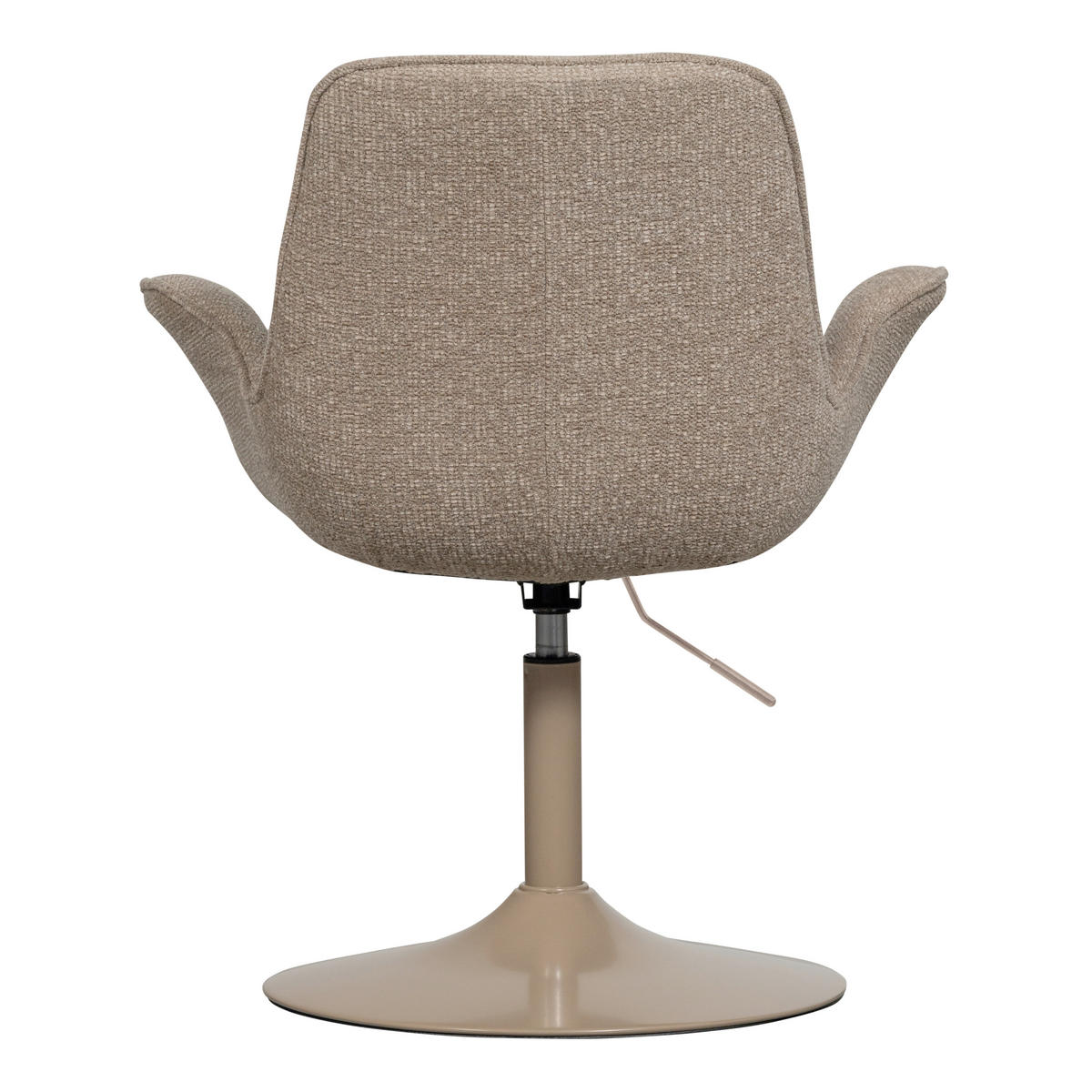 ARMLEHNSTUHL   Webstoff  - Sandfarben, MODERN, Textil/Metall (70/90/66cm) - Livetastic