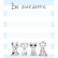 KRABIČKA NA POZNÁMKOVÝ BLOČEK - Basics, papír (7/1/8cm)