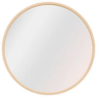 STENSKO OGLEDALO, 64,5/64,5/1,5 cm les, steklo  - barve hrasta, Design, steklo/les (64,5/64,5/1,5cm) - Xora