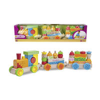 BAUSTEINE - Birkefarben/Multicolor, Basics, Holz (9/60,5/14cm) - Simba