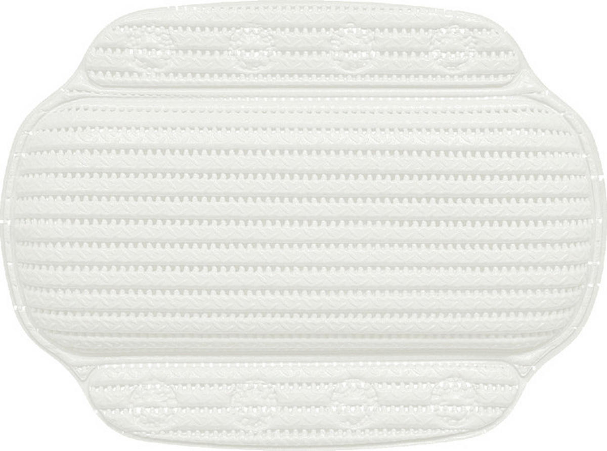 BADEWANNENEINLAGE - Weiß, Basics, Kunststoff (24/32cm) - Grund