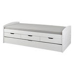 STAURAUMBETT 90/200 cm  in Weiß  - Weiß, LIFESTYLE, Holz (90/200cm) - Carryhome