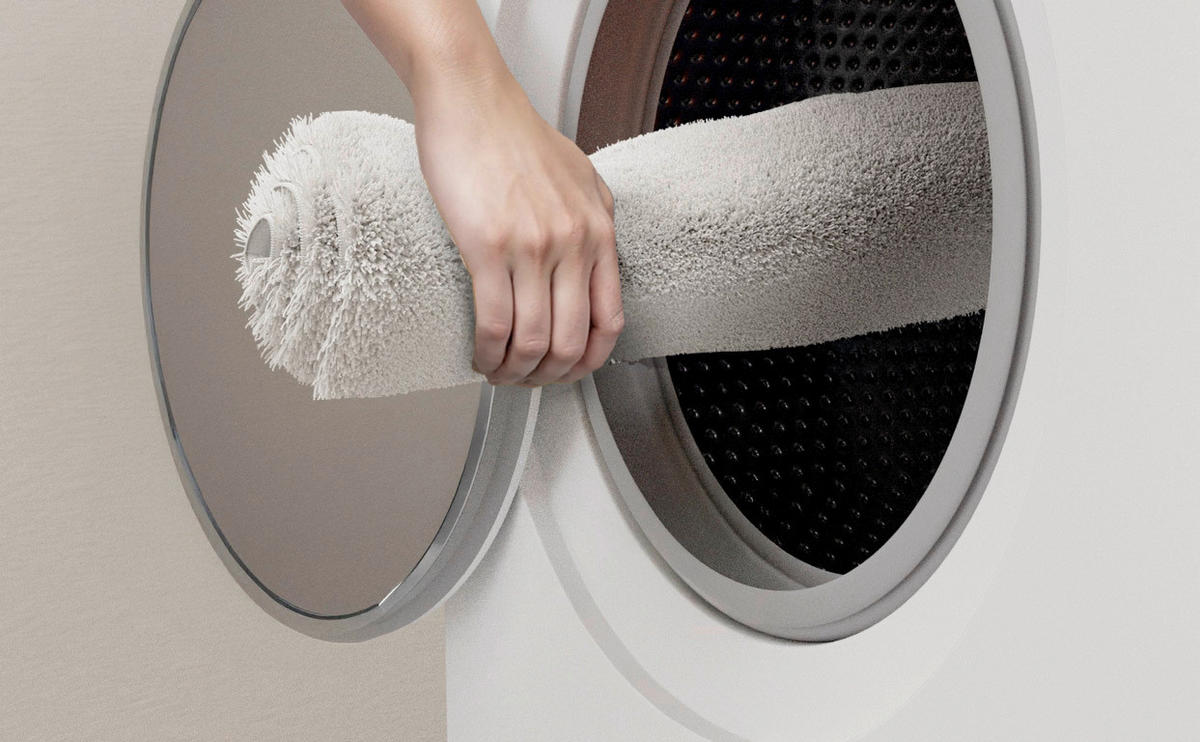 BADEMATTE Grau 60/100 cm  - Grau, Basics, Kunststoff/Textil (60/100cm) - Grund