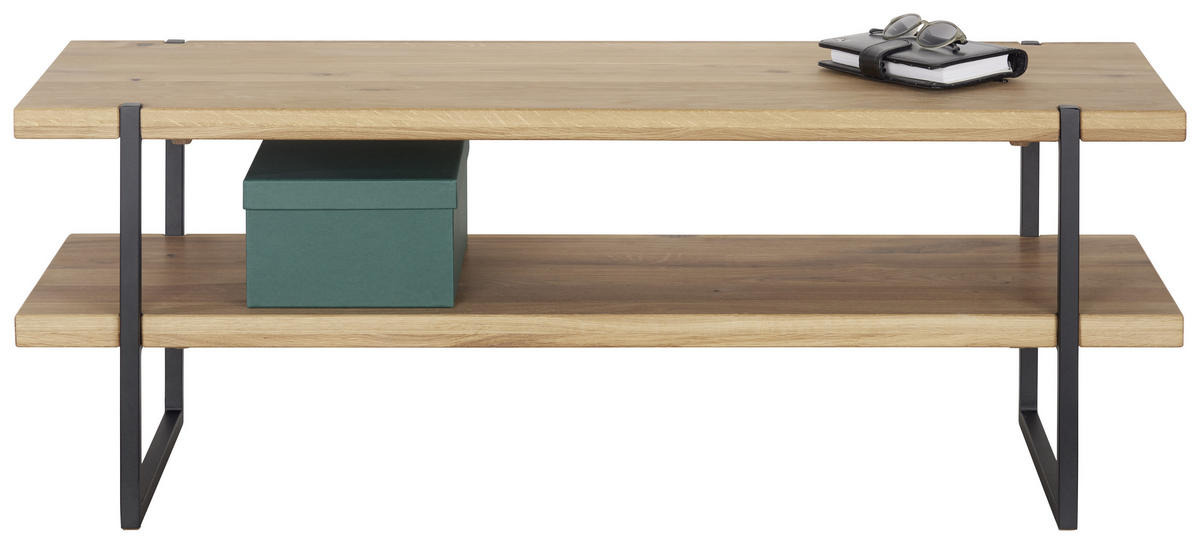 LAVICA DO PREDSIENE, 120/45/40 cm - farba duba, Natur, kov/drevo (120/45/40cm) - Linea Natura