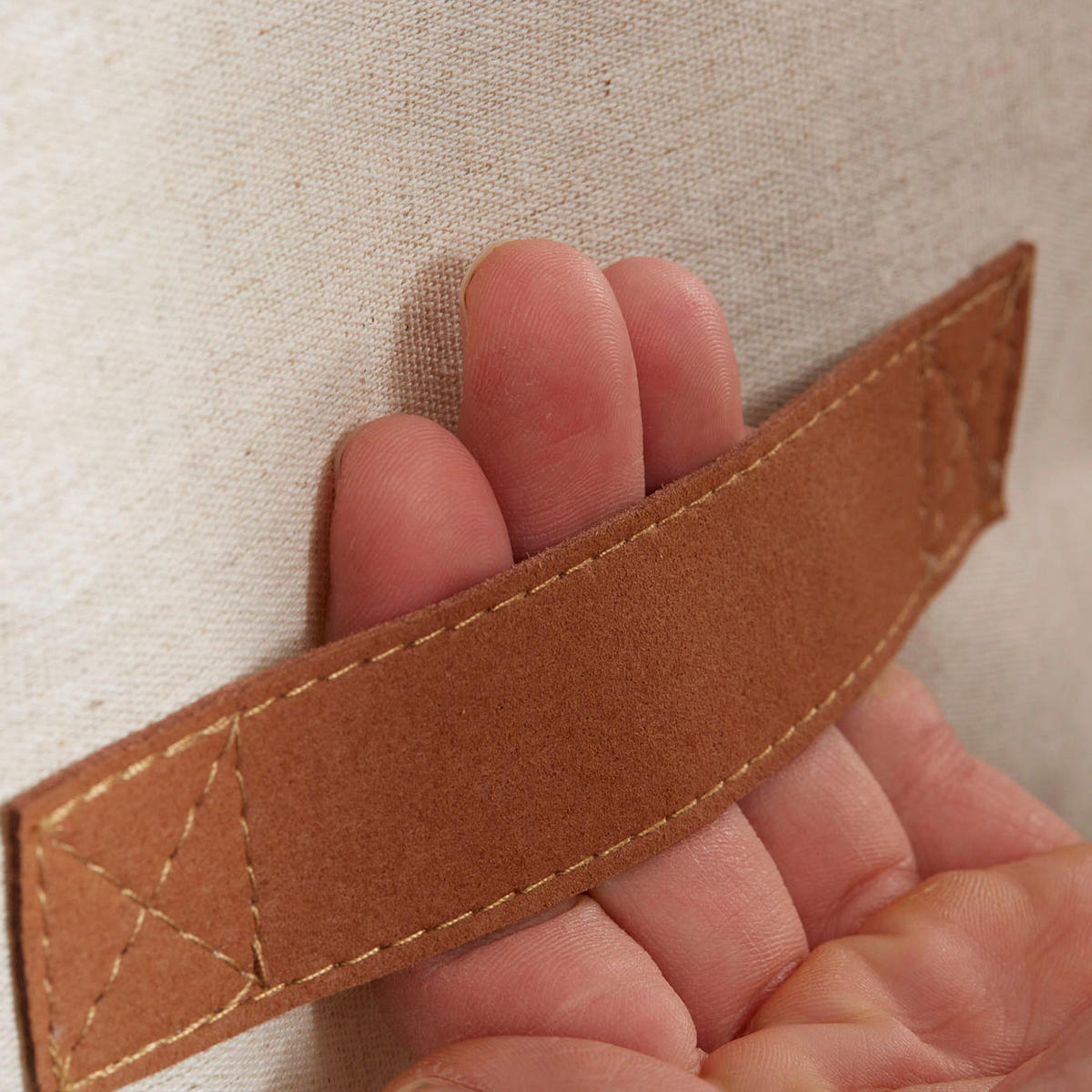 WÄSCHEKORB - Beige, Basics, Textil (35/35/58cm) - Store It