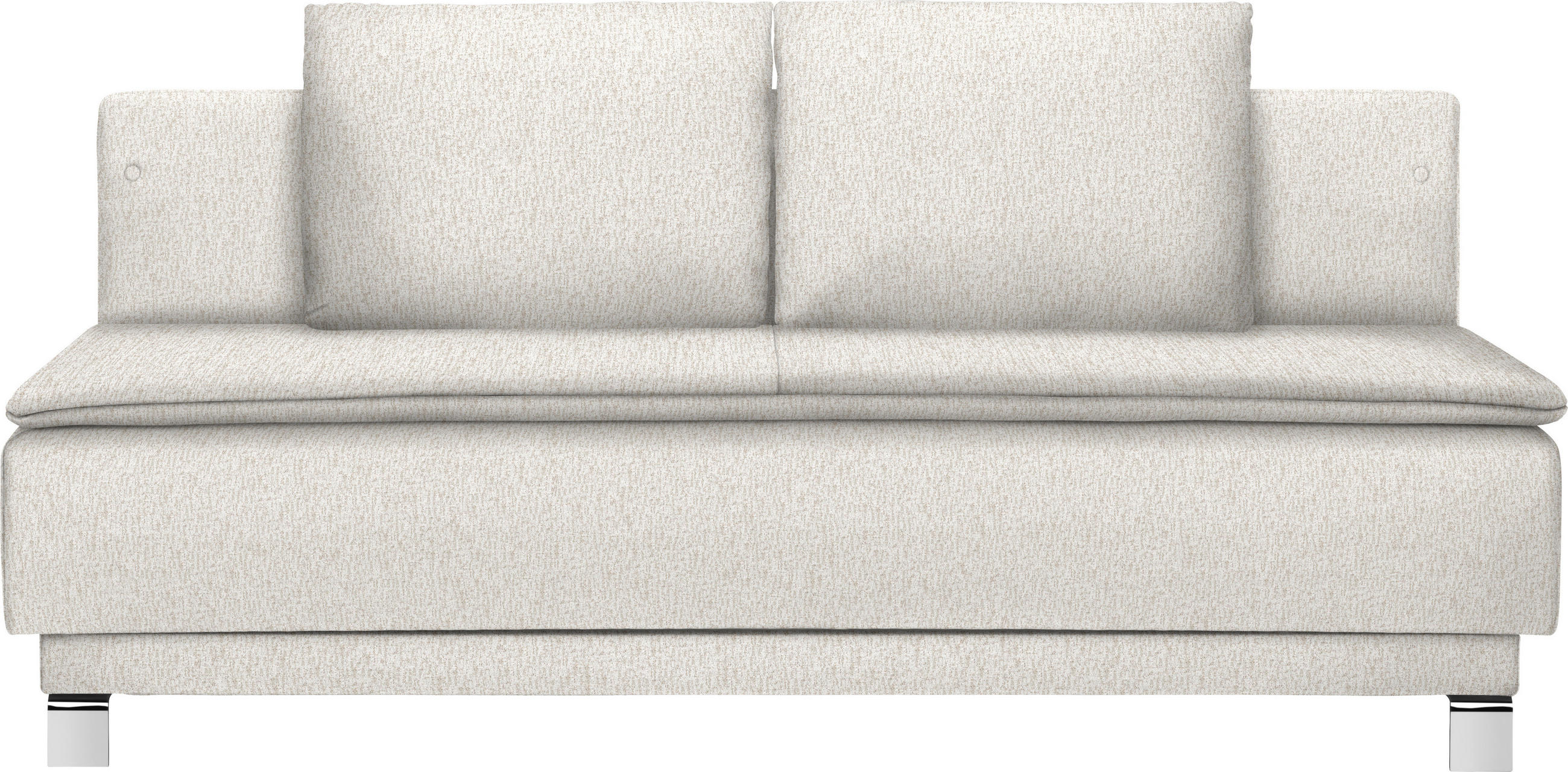 SCHLAFSOFA in Webstoff Beige  - Beige, MODERN, Textil/Metall (200/85/90cm) - Joka