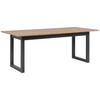 ESSTISCH Anthrazit, Eiche Artisan rechteckig  ausziehbar  - Anthrazit/Eiche Artisan, Basics, Holzwerkstoff (200/90/75cm) - MID.YOU