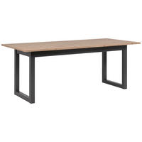 ESSTISCH in Holzwerkstoff 200/90/75 cm  - Anthrazit/Eiche Artisan, Basics, Holzwerkstoff (200/90/75cm) - MID.YOU