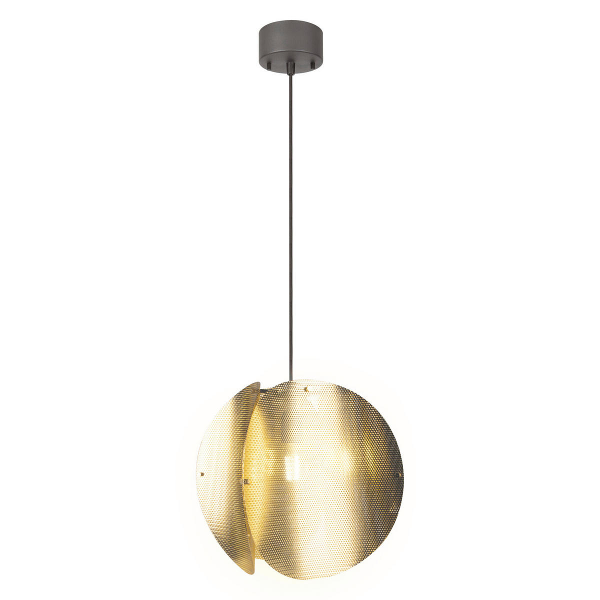 HÄNGELEUCHTE 38/150 cm  - Goldfarben, Design, Metall (38/150cm) - Osram