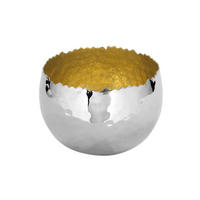 DEKOSCHALE - Silberfarben, Basics, Metall (10/6cm) - Fink