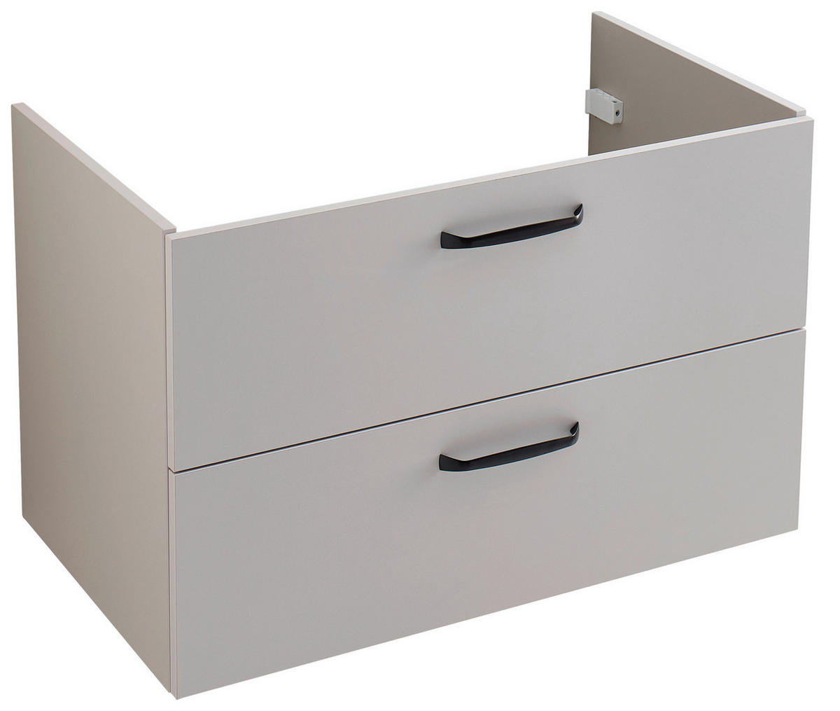 DONJI ELEMENT UGRADNOG LAVABO  kašmir  kašmir  - kašmir/crna, Moderno, metal/pločasti materijal (80/51,3/45cm) - Xora