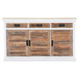 SIDEBOARD  in 160/90/40 cm  - Schwarz/Naturfarben, Design, Holz/Metall (160/90/40cm) - Landscape