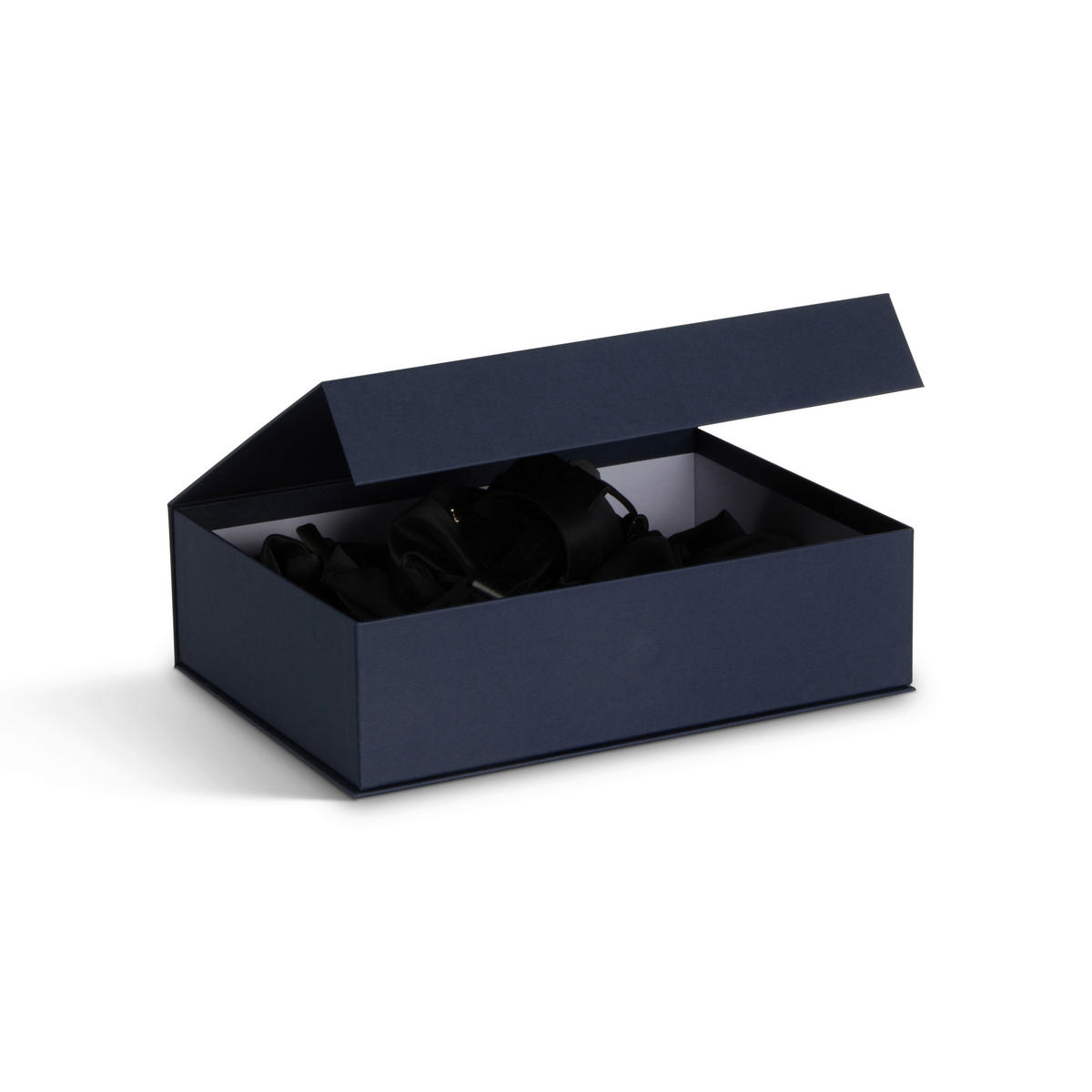 AUFBEWAHRUNGSBOX    23/31.5/9 cm  - Dunkelblau, Basics, Karton/Papier (23/31.5/9cm)