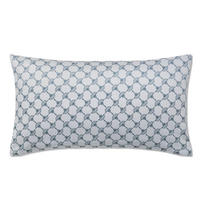 KISSENHÜLLE CORNFLOWER GLEAM 80/40 cm  - Blau/Grün, Basics, Naturmaterialien/Textil (80/40cm) - Joop!