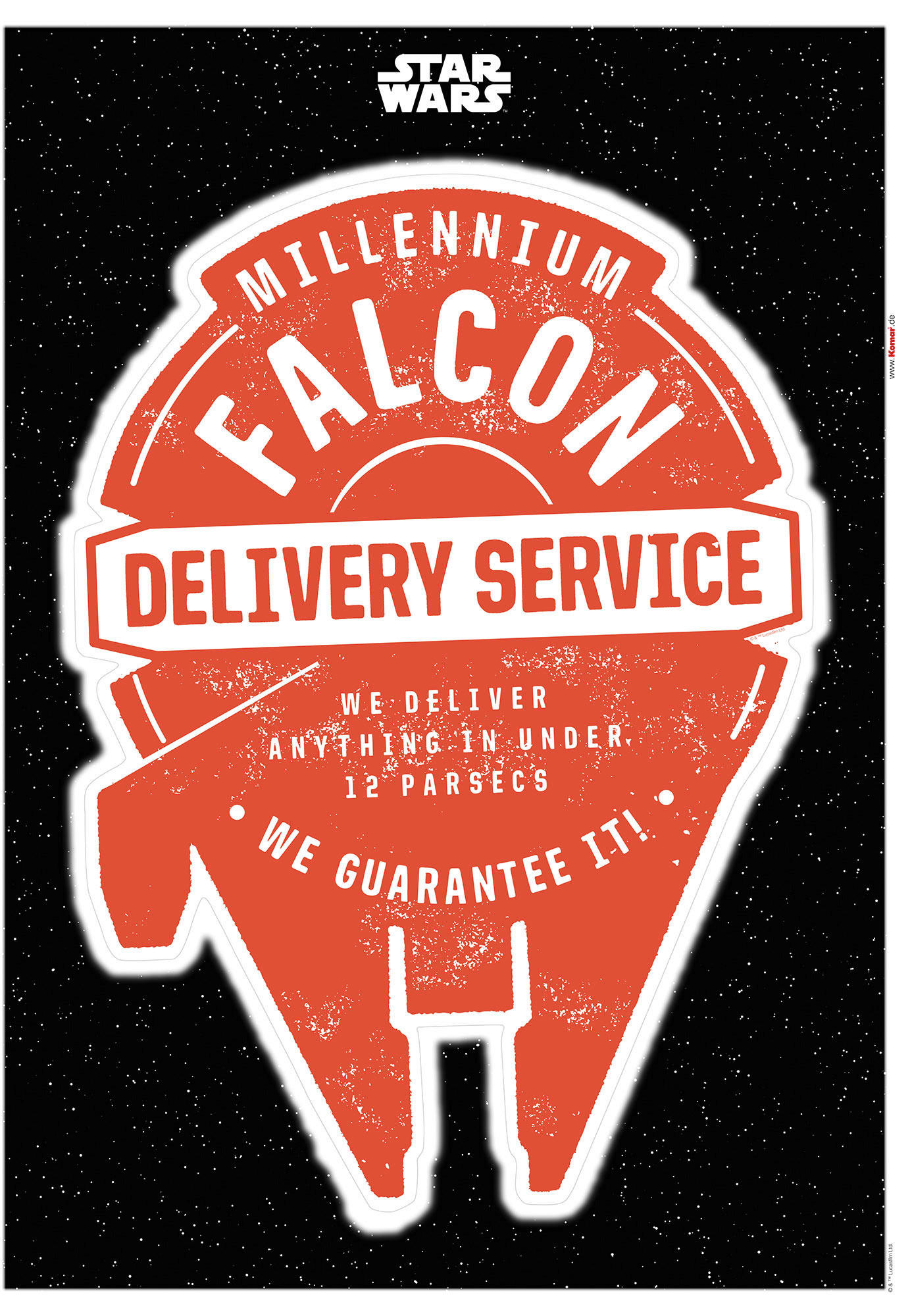 Wandtattoo Star Wars Delivery Service