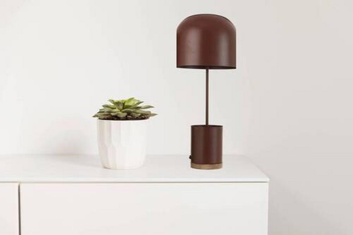 NAMIZNA LED-SVETILKA        20,5/47 cm       - temno rdeča, Basics, kovina (20,5/47cm)